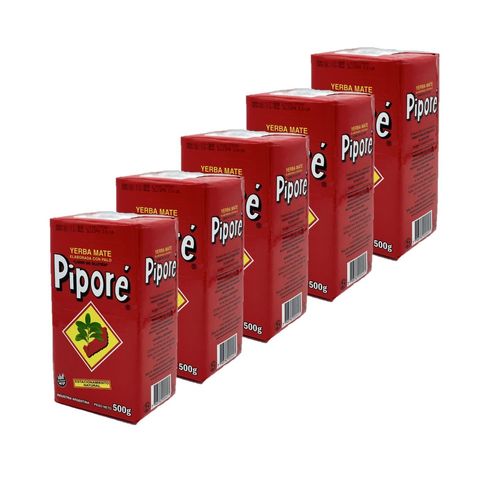 Lot 5x Yerba Maté - Piporé - Paquet 500g
