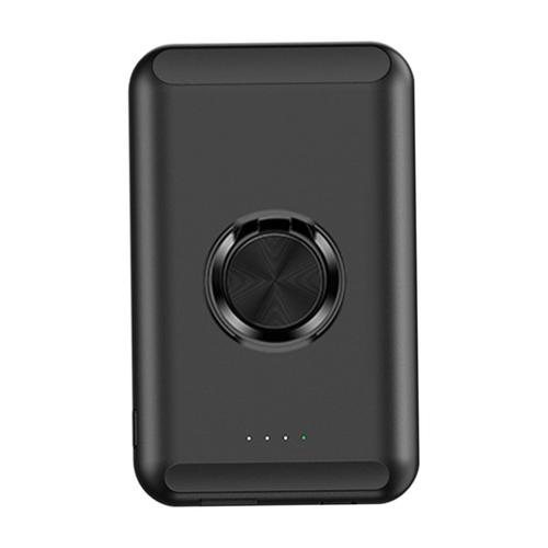 Baoblaze Batterie Externe Chargeur Magnétique Ultra Mince 15w Pour Iphone 12 Mini Magsafe Noir