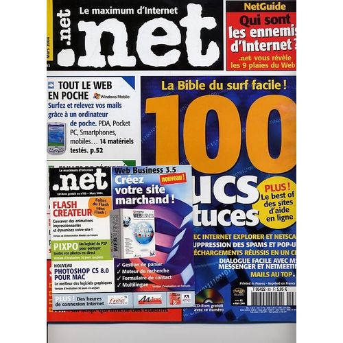 .Net N° 83 - La Bible Du Surf Facile ! 100 Trucs Et Atuces