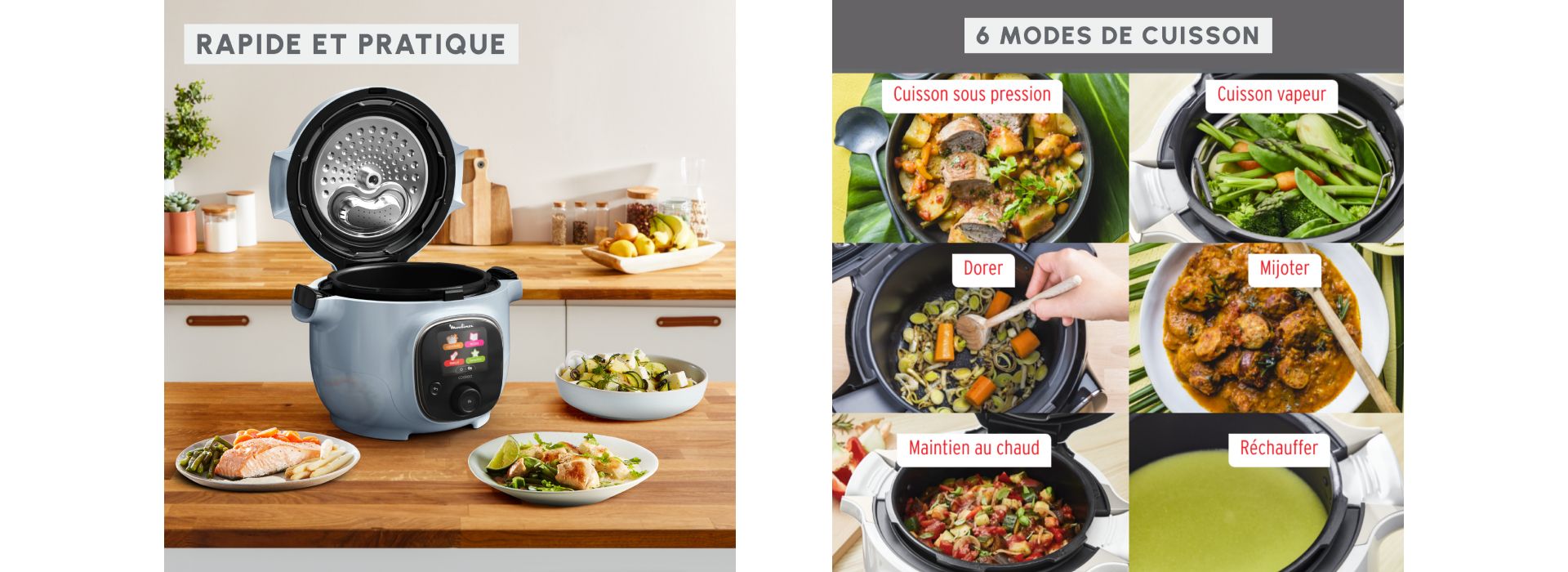 Multicuiseur Intelligent Moulinex Cookeo Mini Blue Ce880410 image 1 | Rakuten