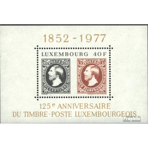 Luxembourg Bloc 10 (Édition Complète) Neuf 1977 Timbres