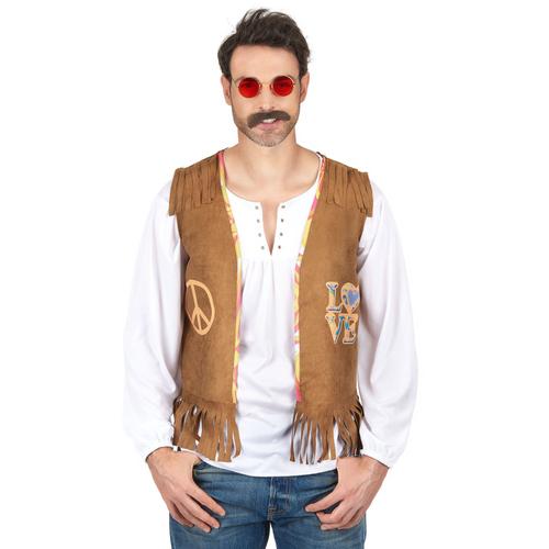 Gilet Hippie Homme - Taille: M / L