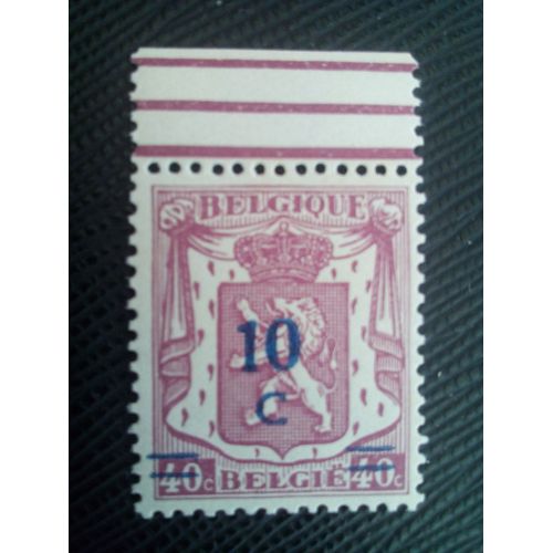Timbre Belgique Yt 569 Petit Sceau De L'etat, Avec Surcharge 1942 ( 80505 )