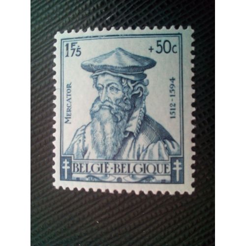 Timbre Belgique Yt 1213 Mercator 1962 ( 80505 )