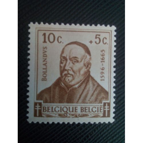 Timbre Belgique Yt 593 Flamands Savants 1942 ( 80505 )