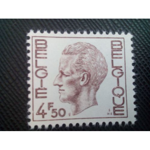 Timbre Belgique Yt 1581c Le Roi Baudouin 1972 ( 80505 )