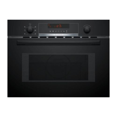 FOUR COMBINÉ MICRO-ONDES ENCASTRABLE - BOSCH SER4 - CMA583MB0 NOIR - VOL FOUR: 44L - 5 MODES DE CUISSON -H454XL594XP570MM