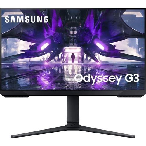 Samsung Odyssey G3 S24AG300NR - Écran LED - jeux - 24" - 1920 x 1080 Full HD (1080p) @ 144 Hz - VA - 250 cd/m² - 3000:1 - 1 ms - HDMI, DisplayPort - noir