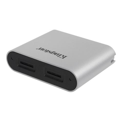 Kingston Workflow - Lecteur de carte (microSDHC UHS-I, microSDHC UHS-II, microSDXC UHS-I, microSDXC UHS-II) - USB-C 3.2 Gen 1