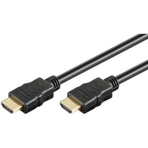 TECHly ICOC HDMI-4-030 - Câble HDMI avec Ethernet - HDMI mâle pour HDMI mâle - 3 m - triple blindage - noir - support 4K