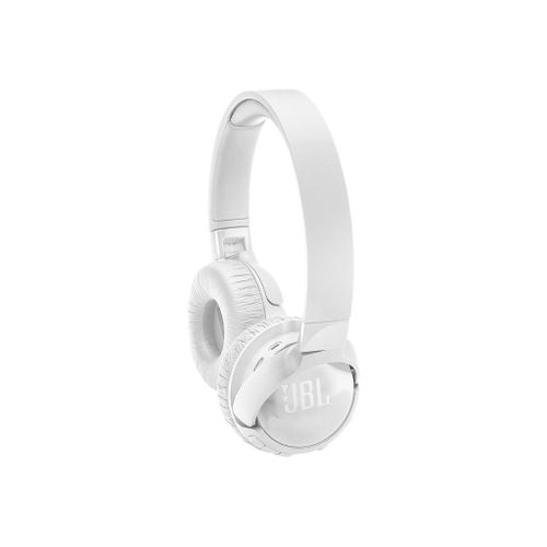 JBL TUNE 600BTNC - Écouteurs avec micro - sur-oreille - Bluetooth - sans fil - Suppresseur de bruit actif - blanc