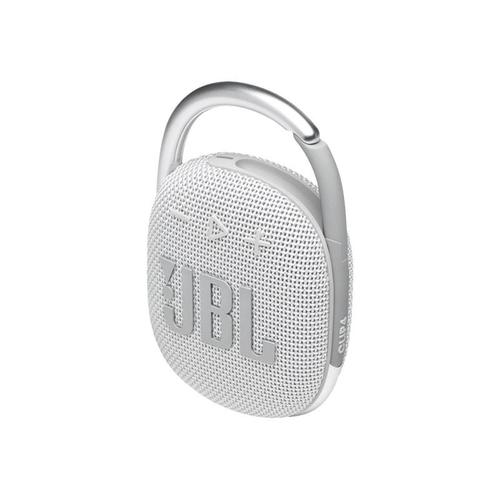 JBL Clip 4 - Enceinte sans fil Bluetooth - Blanc