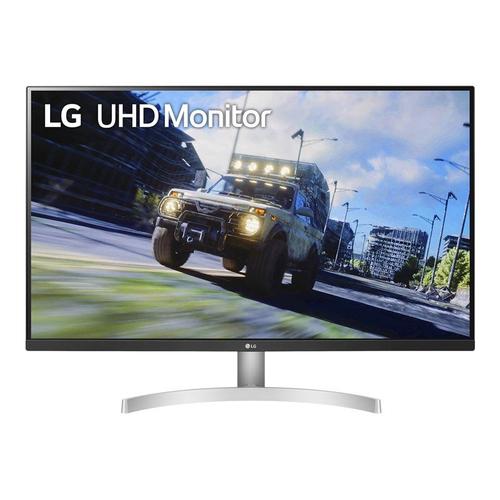 LG 32UN500-W - Écran LED - 31.5" - 3840 x 2160 4K @ 60 Hz - VA - 350 cd/m² - 3000:1 - HDR10 - 4 ms - 2xHDMI, DisplayPort - haut-parleurs