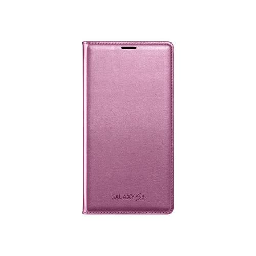 Samsung Flip Wallet Ef-Wg900 - Étui À Rabat Pour Téléphone Portable - Rose - Pour Galaxy S5, S5 Neo