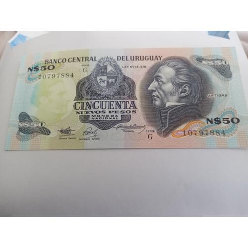 Billet Uruguay 50 Pesos