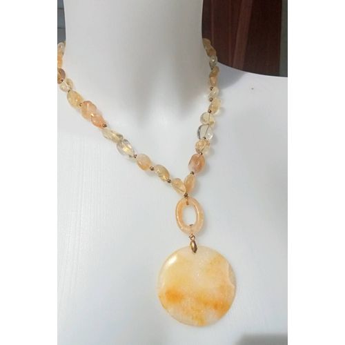 Collier En Citrine