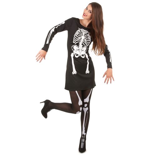Déguisement Squelette Femme Halloween - Taille: L