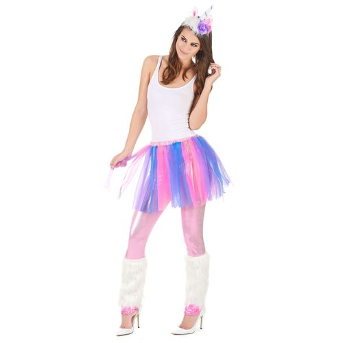 Deguisement De Licorne Multicolore Femme Taille Small
