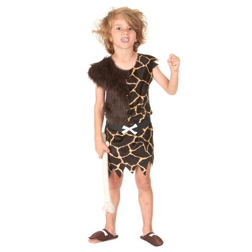 Déguisement Enfant Des Cavernes Enfant - Taille: 7 - 9 Ans (M)
