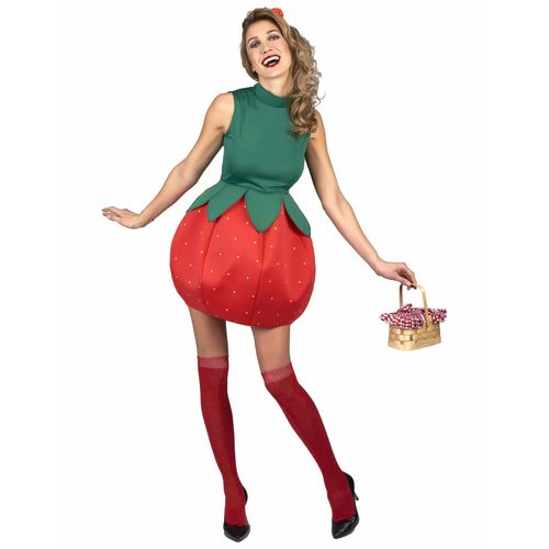 Déguisement Robe Fraise Femme