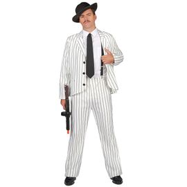 Déguisement Gangster Blanc Homme - Taille: Medium