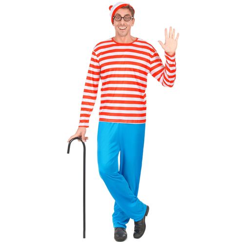 Déguisement De Randonneur À Rayures Homme - Taille: M/L