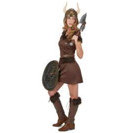 Déguisement Viking Sexy Marron Femme - Taille: M
