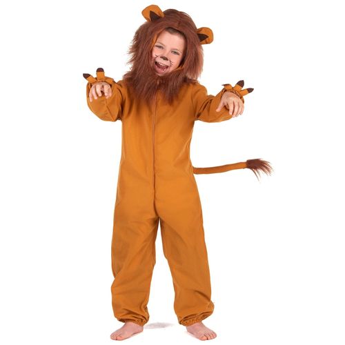 Déguisement Lion Effet Polaire Enfant - Taille: Xs 3-4 Ans (92-104 Cm)