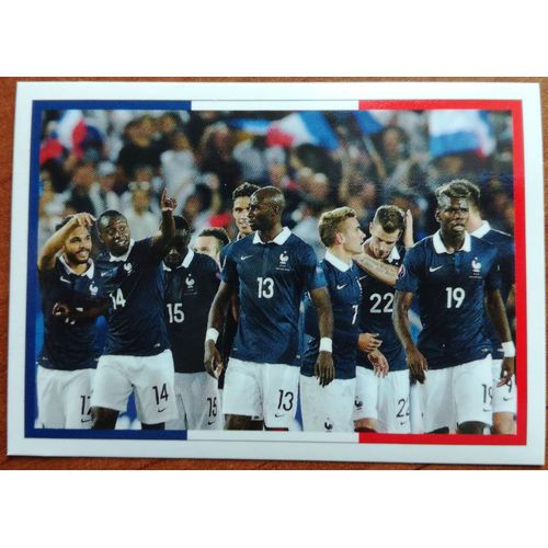 Image Vignette Foot Panini Carrefour - Fiers D'être Bleus 2016 N°24