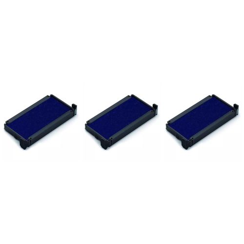 Trodat Lot De 3 Cassettes D'encrage Pour Tampon 4204, Bleu