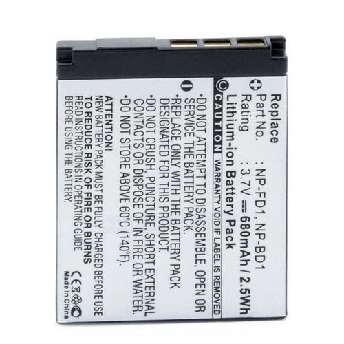 NX - NX - Batterie photo 3.6V 680mAh - NP-BD1 ; NPBD1 ; NPFD1 ; NP-FD1