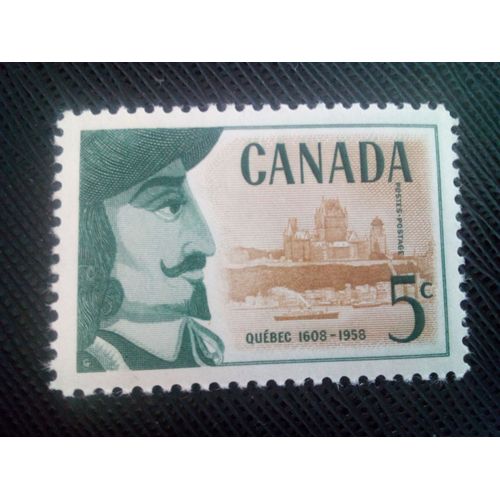 Timbre Canada Yt 306 Samuel De Champlain 1958 ( 020505 )