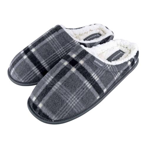 Dunlop Homme Confortables Eponge Hiver Chaudes Pantoufles Chaussons De Maison