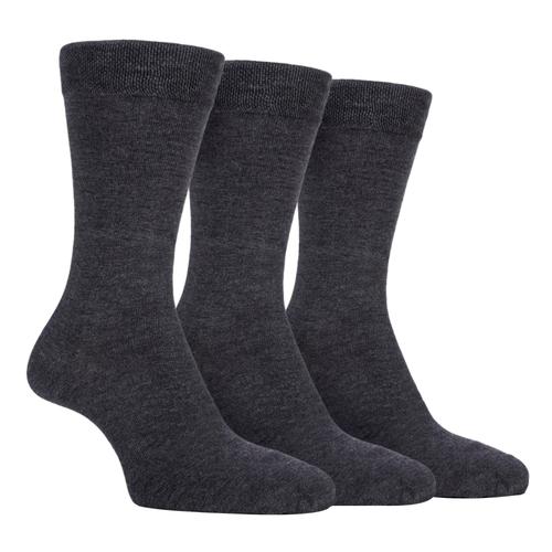 Farah - 3 Paires Homme Respirantes Ultra-Douces Chaussettes Bambou Avec Rayées