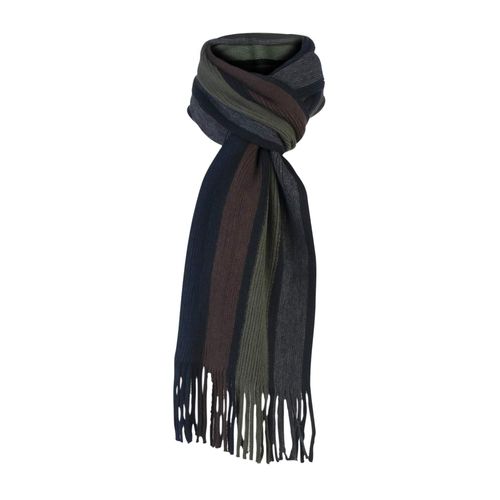 Giovanni Cassini - Luxe Rayures Écharpe Pour Les Hommes