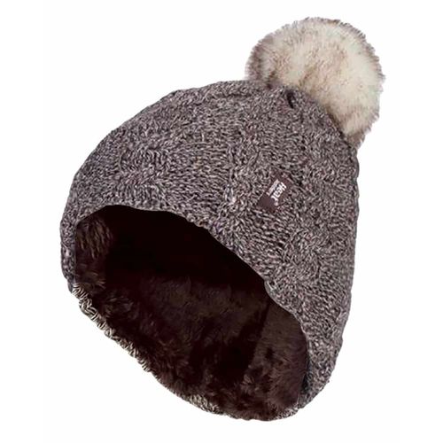 Heat Holders - Femme Confortable Chaudes Thermique Bonnet Chapeau Bonnie Avec Pompom Pour Froid Température