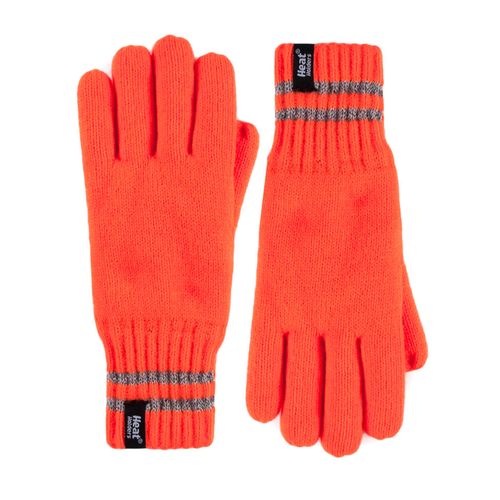 Heat Holders - Homme Hi Vis Reflechissants Chaud Polaire Hiver Anti Froid Travail Gants