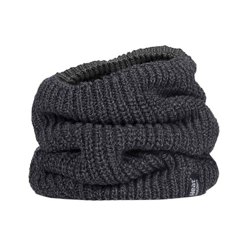 Heat Holders - Homme Épais Tricot Echarpe Tube Cache Cou Snood Avec Doublé Polaire