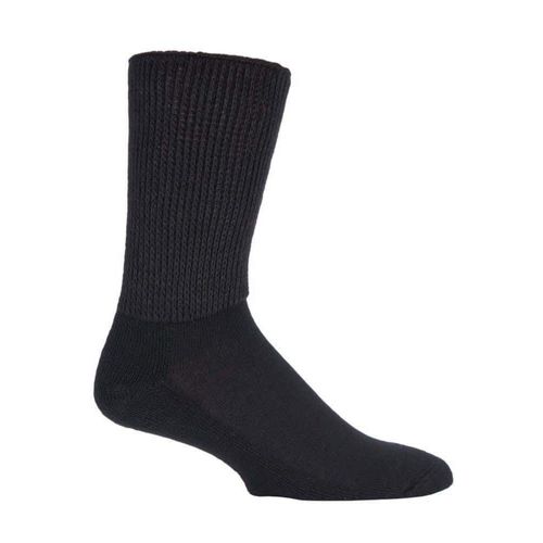 Iomi - 3 Paires Chaussettes Diabetique Confortables Sans Élastique En Noir Et Blanc En 4 Tailles