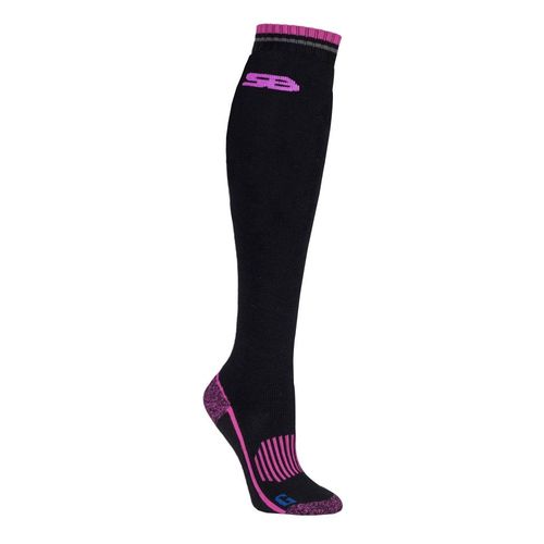 Storm Bloc - Femme Chaussettes De Hautes Longues Laine Travail Thermiques Randonnée Epaisses Pour Chaussures De Sécurité