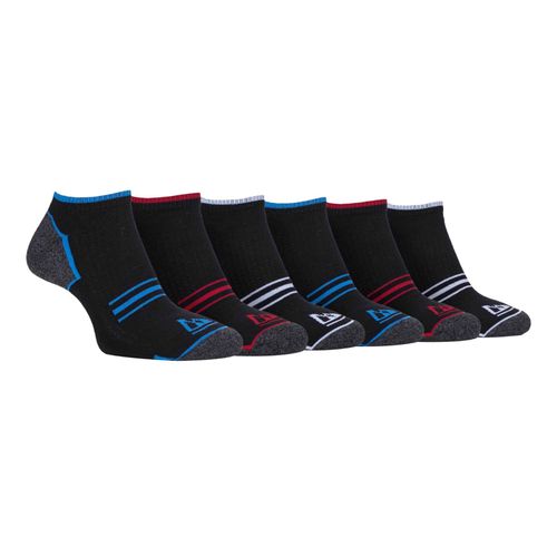 Storm Bloc - 6 Paires Homme Coton Courtes Chaussettes Pour Sport In Noires Et Blanches