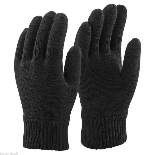 3m Thinsulate - Gant Hiver Pour Hommes/Femmes Noir Thermique Doublé