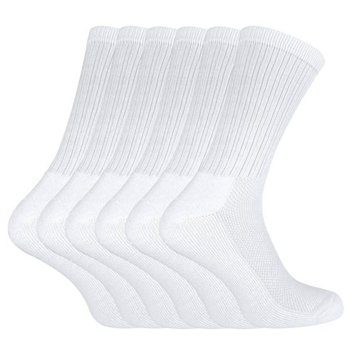 Sock Snob - 6 Paires Homme Unies Bambou Chaussettes Sport Pour Basket Et Tennis