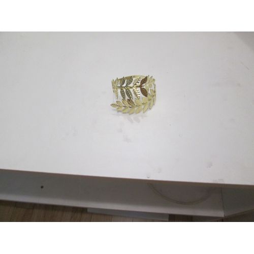 Bracelet Doré Feuilles