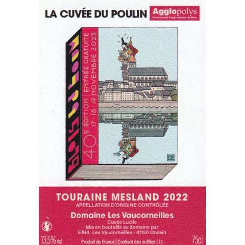 Etiquette Vin Swarte Joost Festival Bd Blois 2023 (Passi, Messa