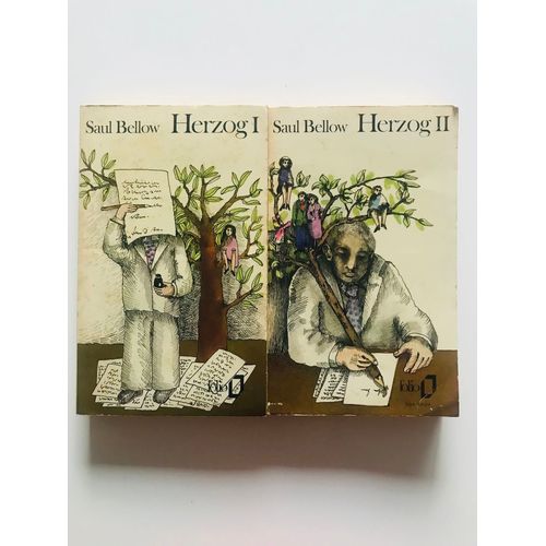Lot Herzog I Et Ii De Saul Bellow - Prix International De Littérature