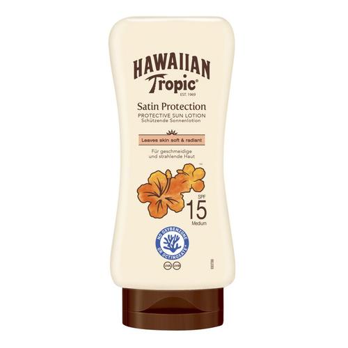 Lot De 2 - Hawaiian Tropic Lotion Solaire Satin Protection Spf 15 