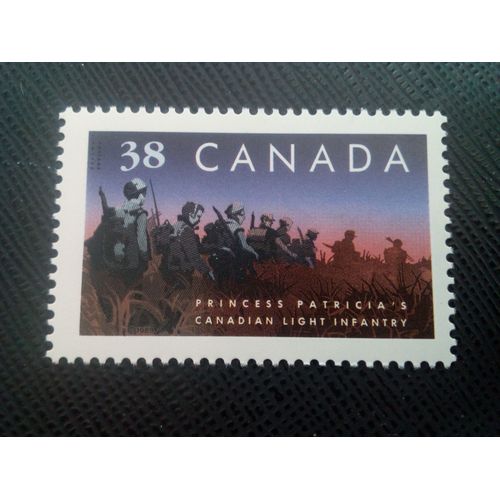Timbre Canada Yt 1108 75 Ans Du Régiment Canadien 1989 ( 020505 )