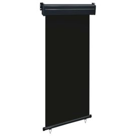 Auvent Latéral De Balcon 100x250 Cm Noir