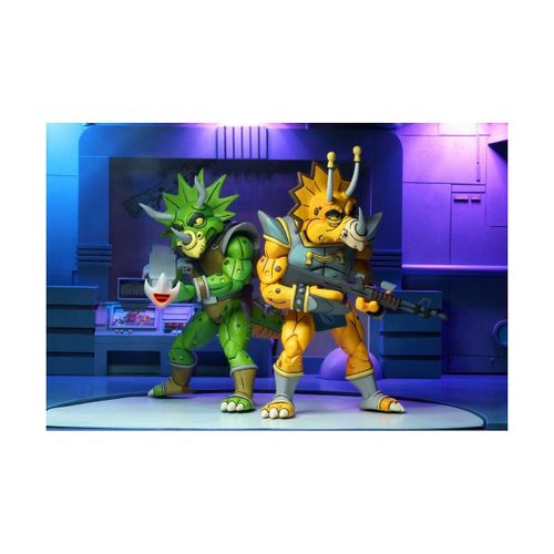 Les Tortues Ninja - Pack 2 Figurines Captain Zarax & Zork 18 Cm